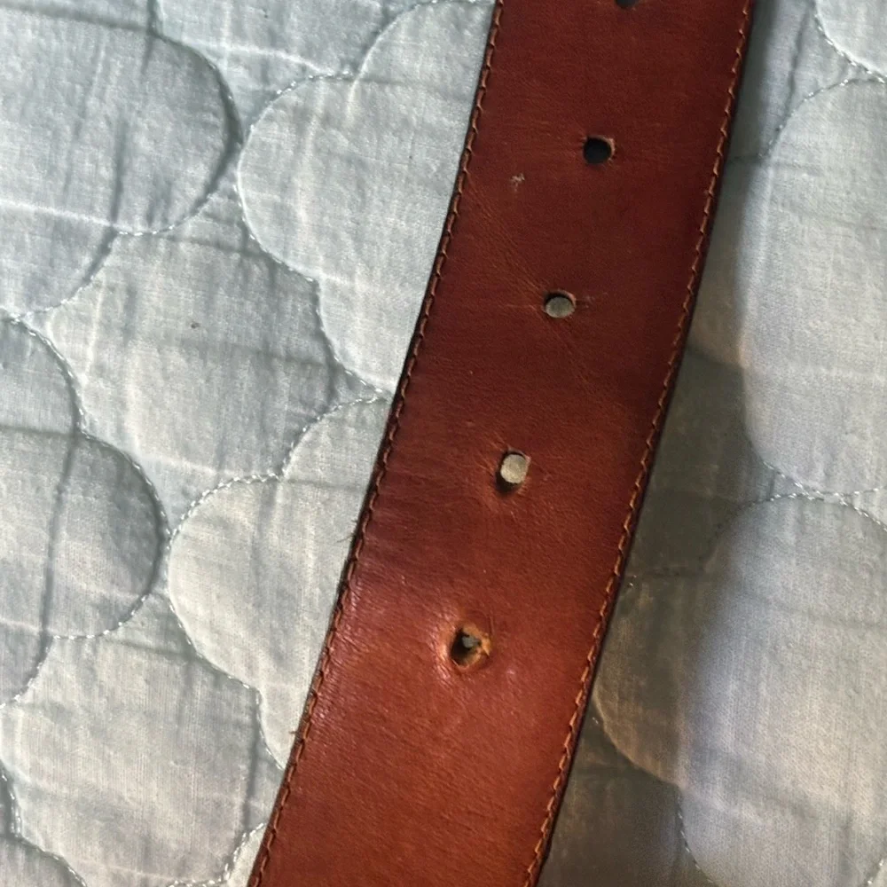 SALE📍📍📍Vintage MCM Black Belt with Gold Buckle size XS - Picture 7 of 9
